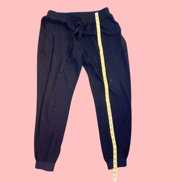 Splendid Black Drawstring Jogger Pants- Size M (Soft Lounge & Casual Streetwear) - Picture 4 of 7